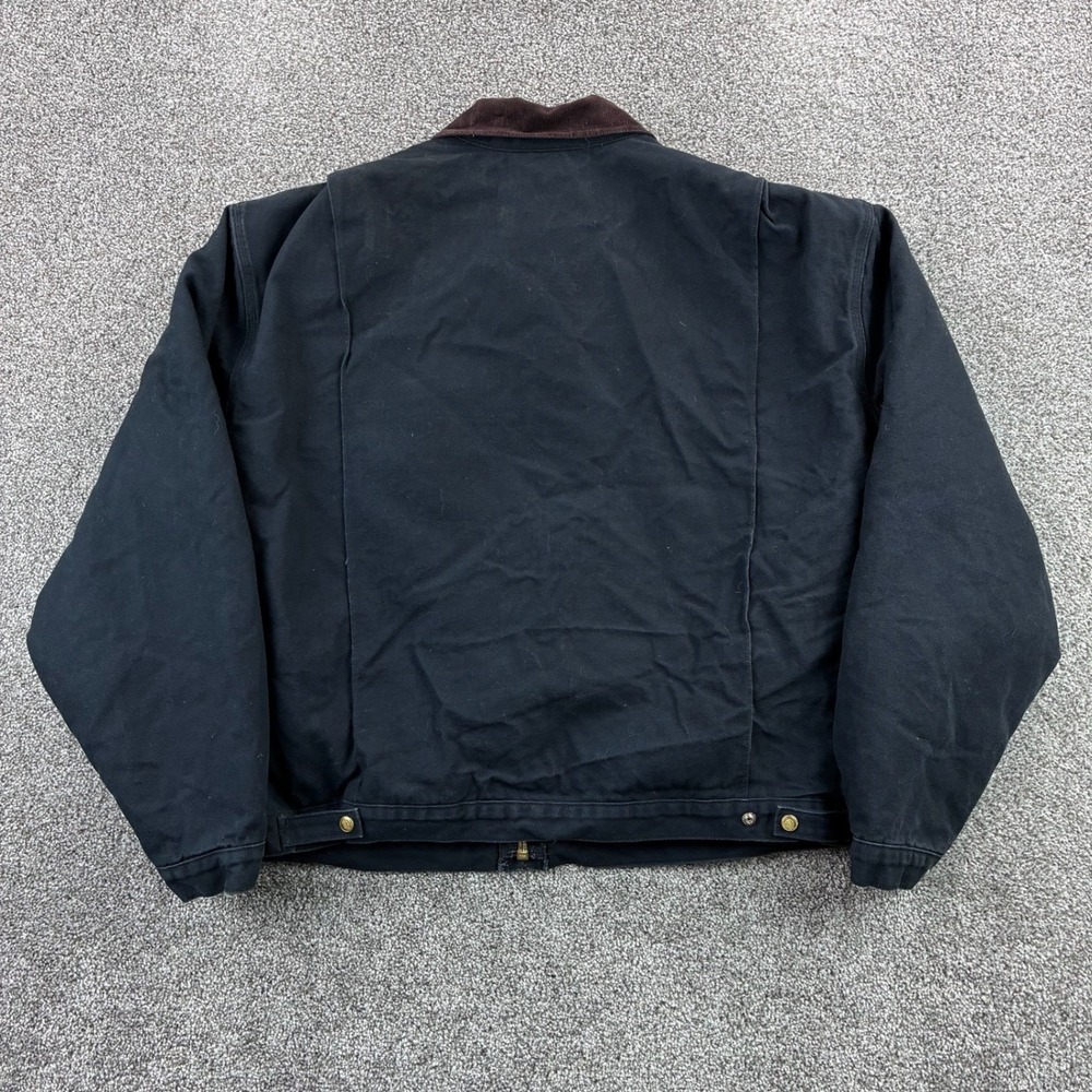Vintage Dickies Eisenhower Detroit Jacket Mens 2XL Black Canvas Blanket Lined - Picture 5 of 6